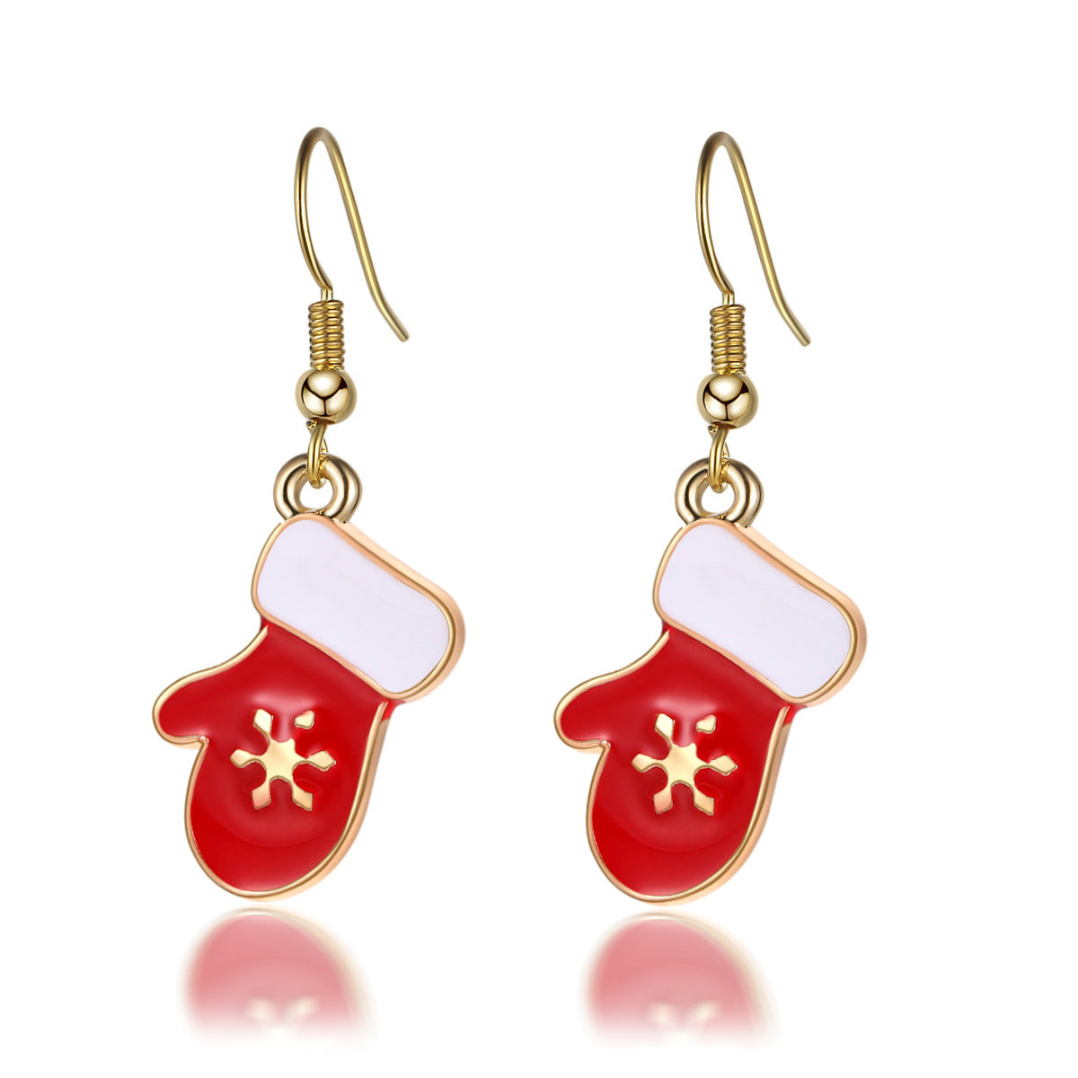 Wholesale Christmas Santa Claus Snowflake Christmas Tree Elk Earrings